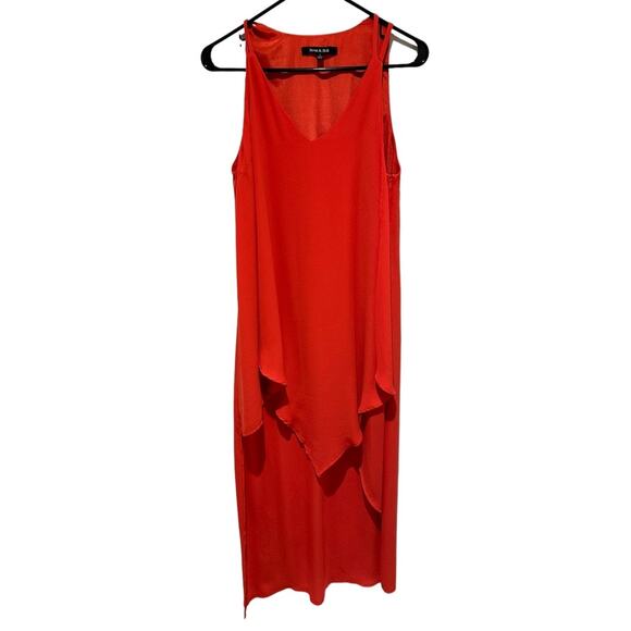 Strut & Bolt High Low Red Sleeveless Dress Size - Picture 1 of 4